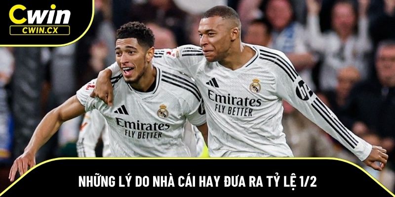 Những lý do nhà cái hay đưa ra tỷ lệ 1/2
